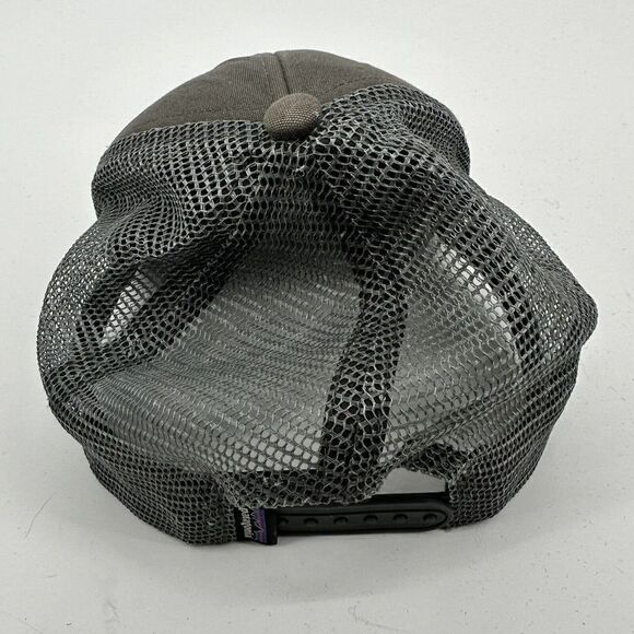 Patagonia Fitz Roy Scope LoPro Trucker Snapback Mesh Hat Gray - Picture 6 of 8